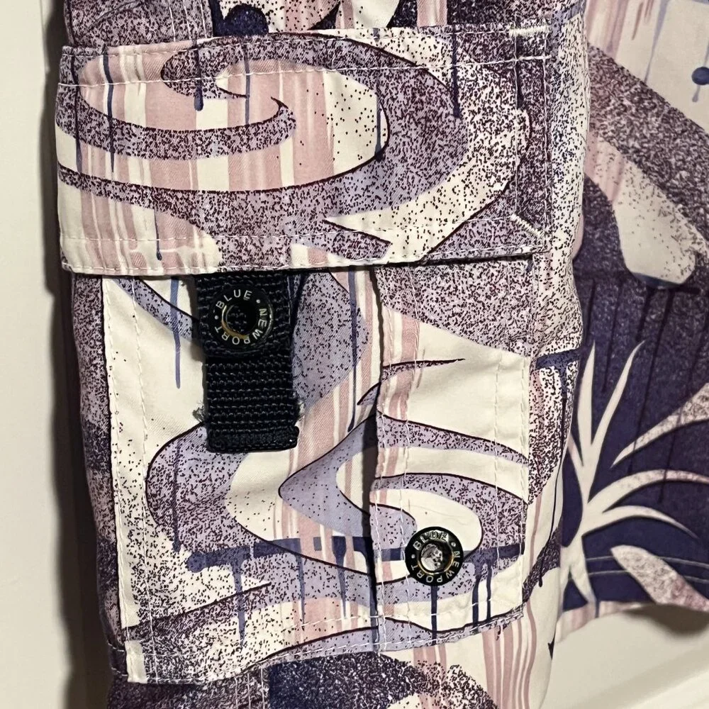 Men's NPB Newport Blue Company Swim Trunks Shorts Board Shorts 🏄 Size M